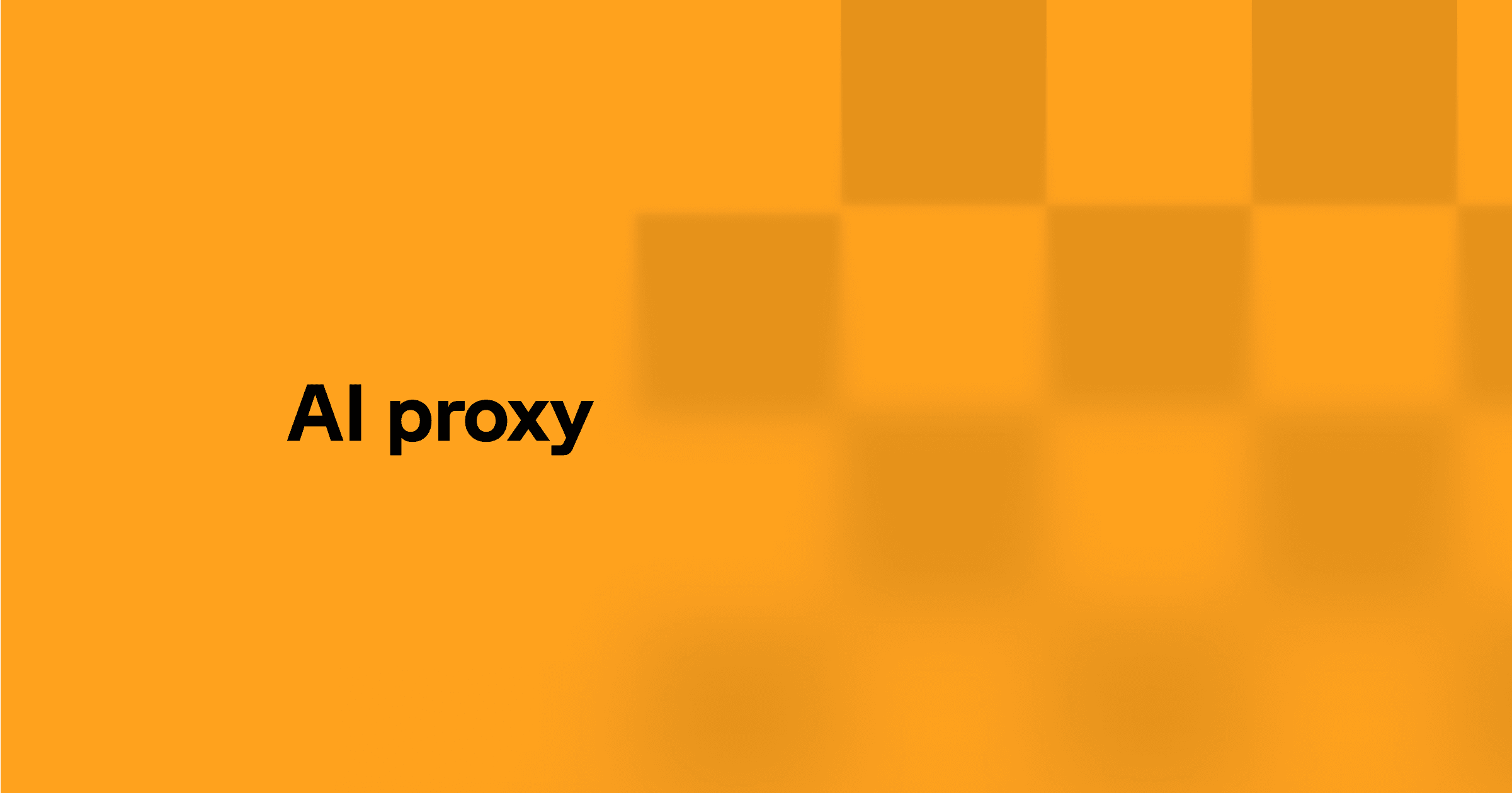 AI proxy: fostering a more open ecosystem